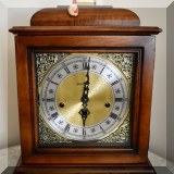 D02. Howard Miller “Lynton” mantel clock. 